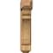 Ekena Millwork Olympic Craftsman Rough Sawn Bracket w/ Offset Brace, Western Red Cedar, 8"W x 26"D x 38"H BKT0806X26X38OLY04RWR - alternate 2